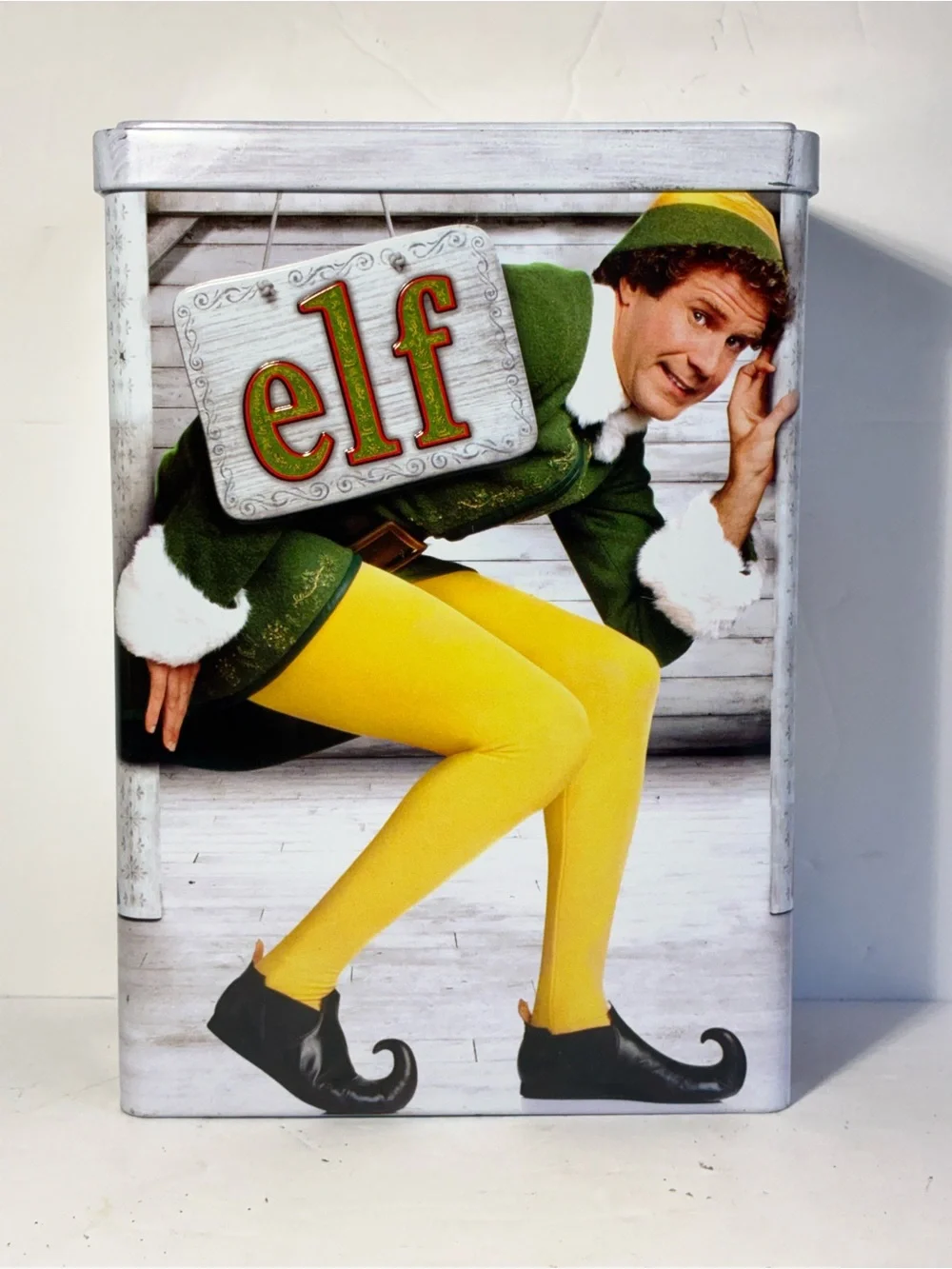 Elf Buddy the Elf 2010 Movie Collectible Metal Tin Storage Box